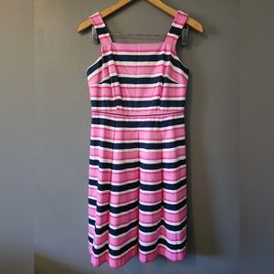Talbots petite pink/blue dress
